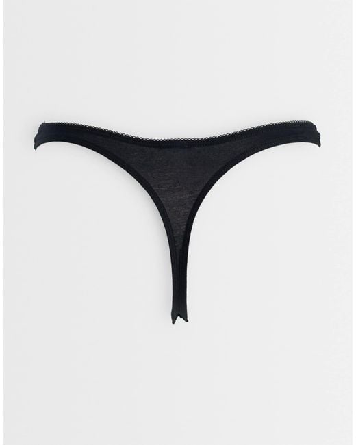Cotton On White 3 Pack Rosette Thong