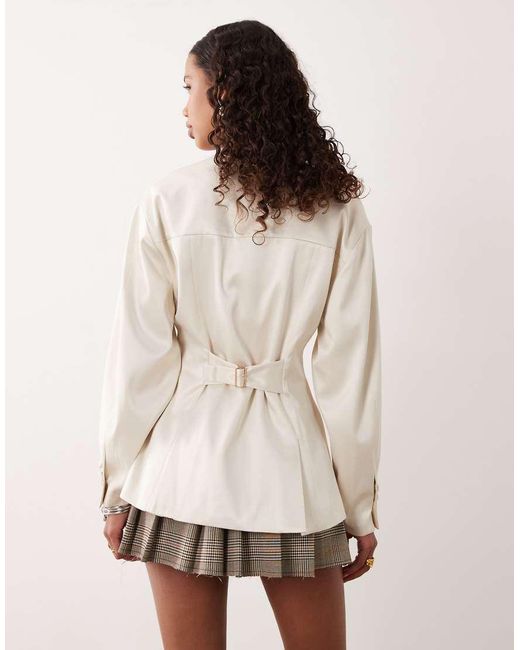 Giacca di Pretty Lavish in White