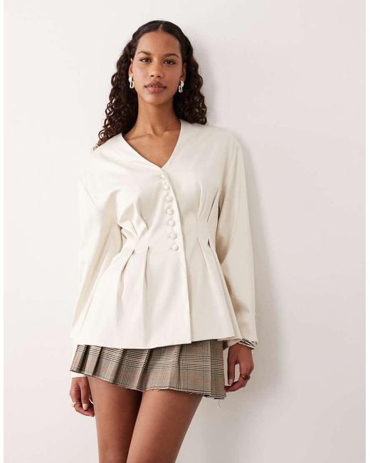 Giacca di Pretty Lavish in White