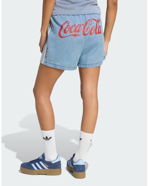 Adidas Originals Blue X Coca-Cola Denim Jorts