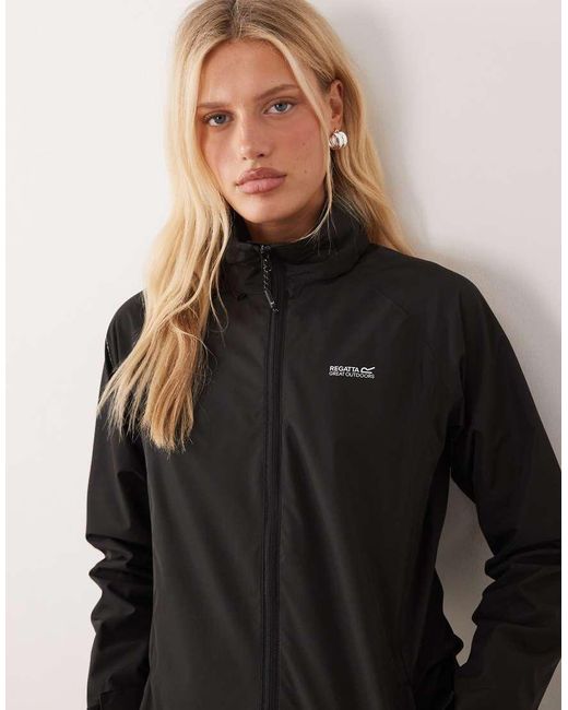 Regatta Black Hooded Daysha Ii Waterproof Shell Jacket