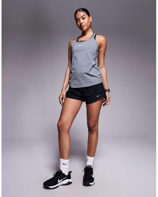 Nike Gray Nike One Training Dri-fit Strappy Vest