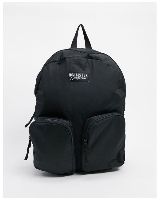 Hollister – er Backpack mit Logo in Black für Herren