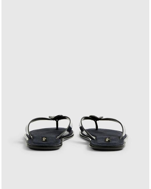 River Island White Studded Detail Toe Thong Flat Sandal