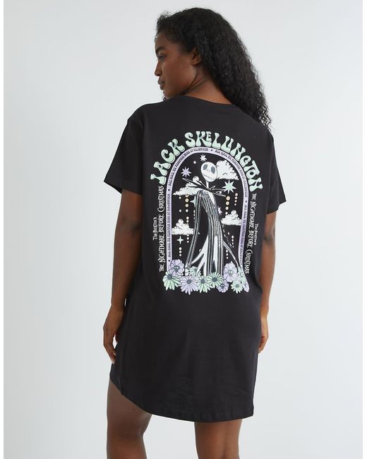 Skinnydip London Black London Nightmare Before Christmas Night Dress
