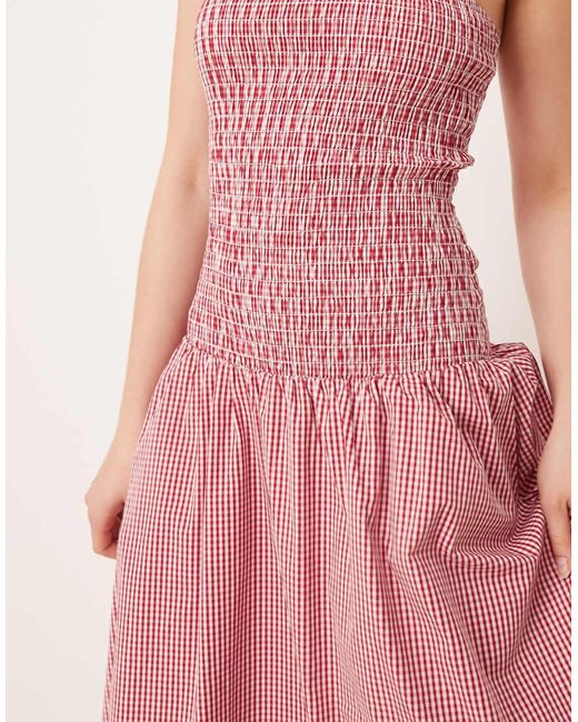 Glamorous Pink Shir Drop Waist Maxi Dress