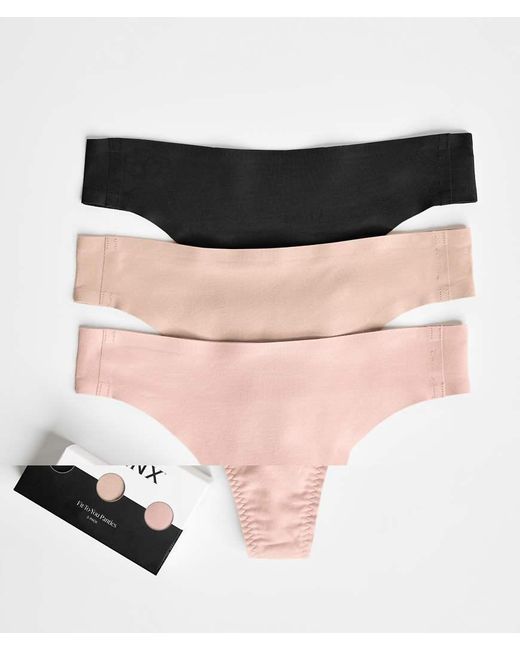 Spanx Black Smooth Fit To You 3 Pack Stretchy Thong