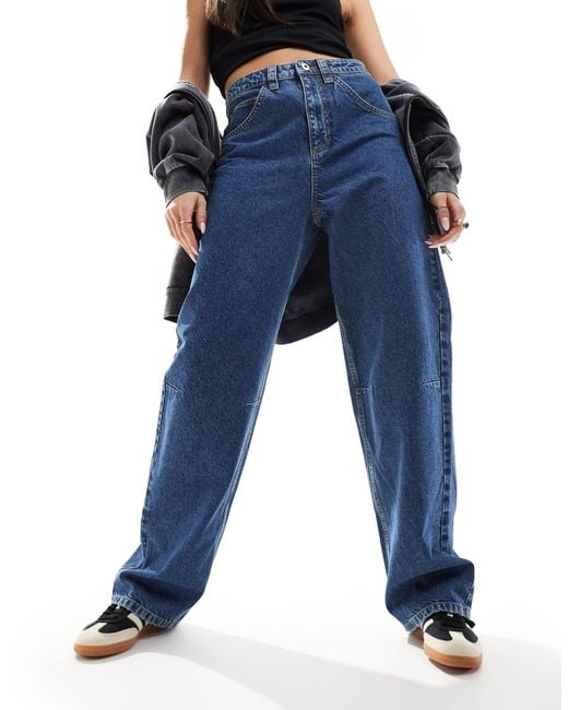 ASOS Blue – weit geschnittene jeans