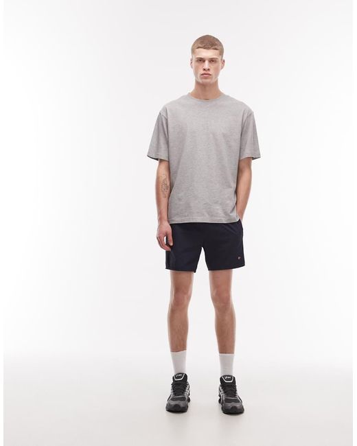 Napapijri Gray Haldane Shorts for men