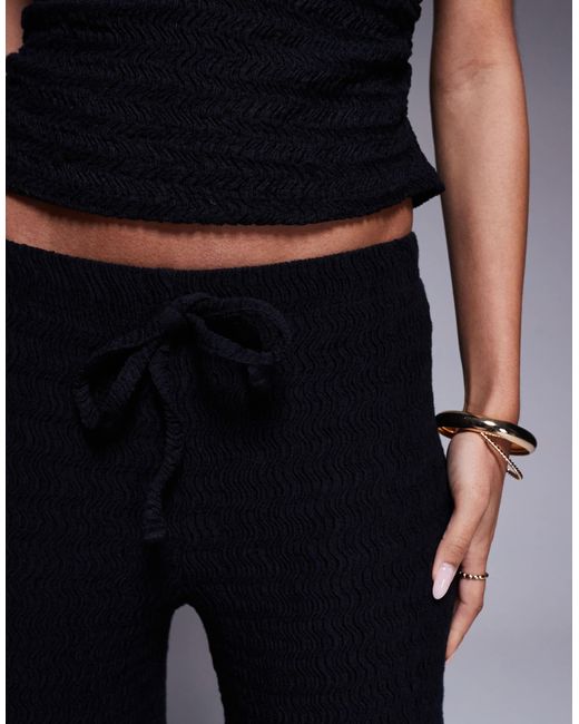 ASOS Blue – strukturierte schlupfhose
