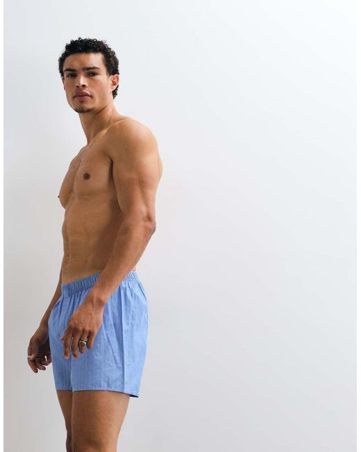 ARKET Blue Pure Cotton 2 Pack Shorts for men