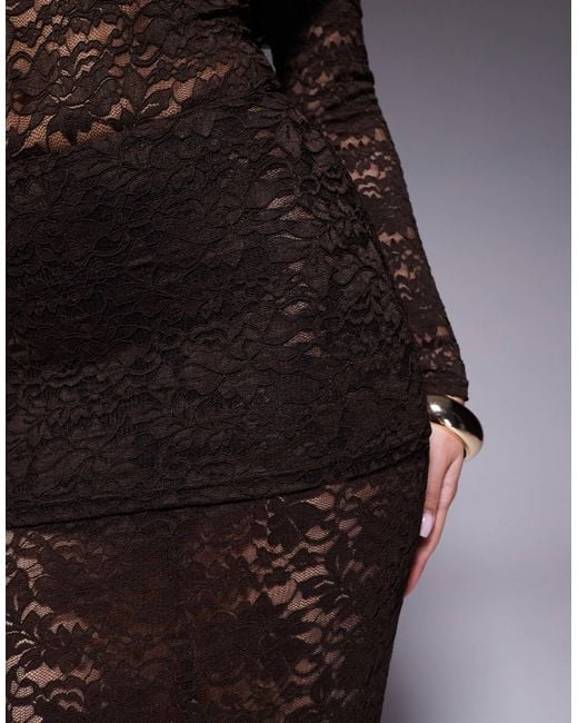 Murci Blue – exklusiv – set aus transparenter spitze