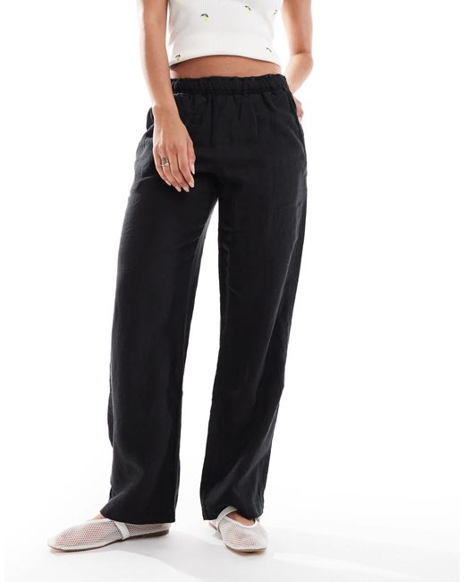 Pantalon en lin à cordon Superdry en coloris Blue