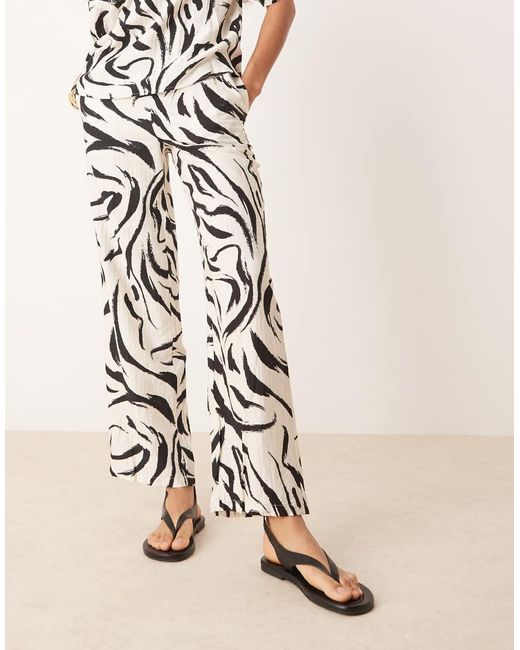 Vila White Wide Leg Trouser Co-Ord