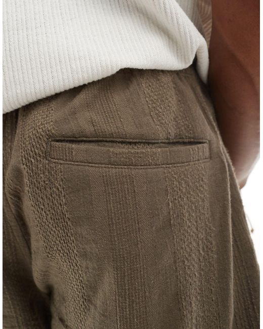 Abercrombie & Fitch – chino-shorts in White für Herren