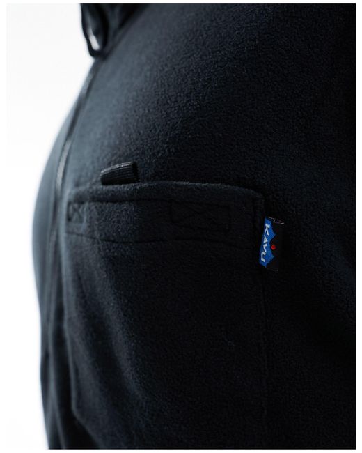 Kavu – bay ridge – fleece-pullover in Black für Herren