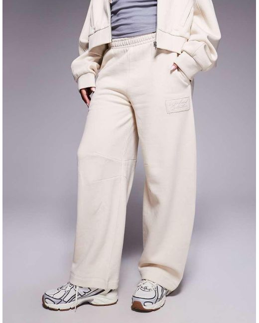 ASOS Multicolor Weekend Collective Co-ord Heavyweight Barrel Leg jogger With Scribble Graphic