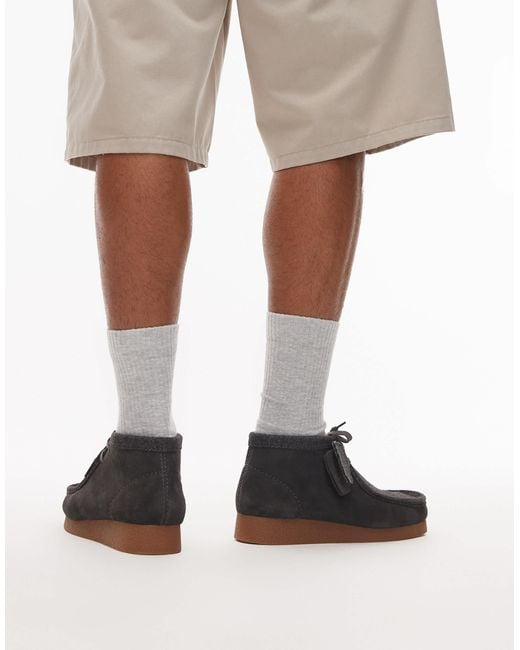 Clarks White Wallabee Evo Boot for men
