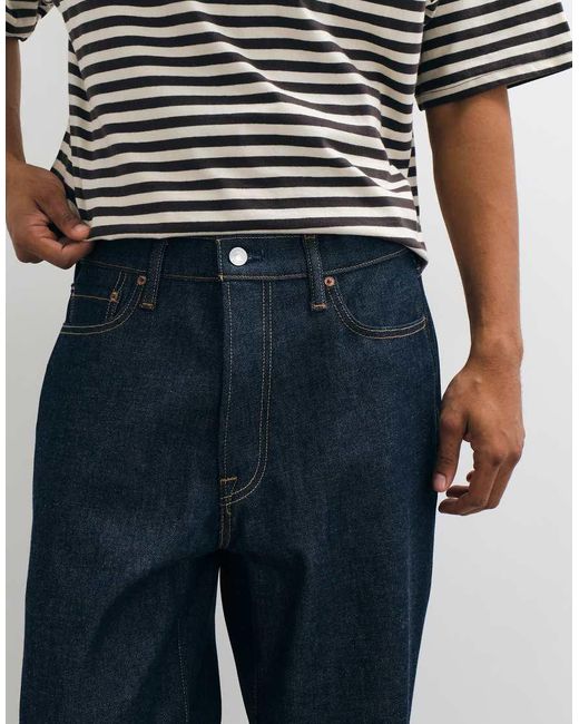 Abercrombie & Fitch Blue Relaxed Fit Jeans for men