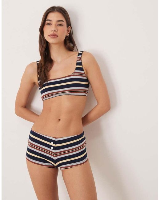 ASOS Multicolor Taylor Low Rise Short
