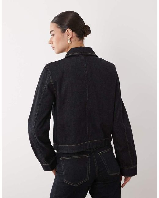 Giacca Corta di Mango in Black