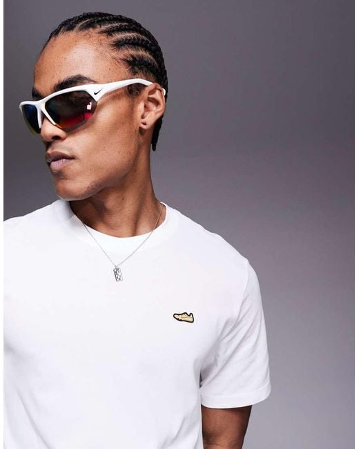 Nike White Graphic Back Print T-Shirt for men