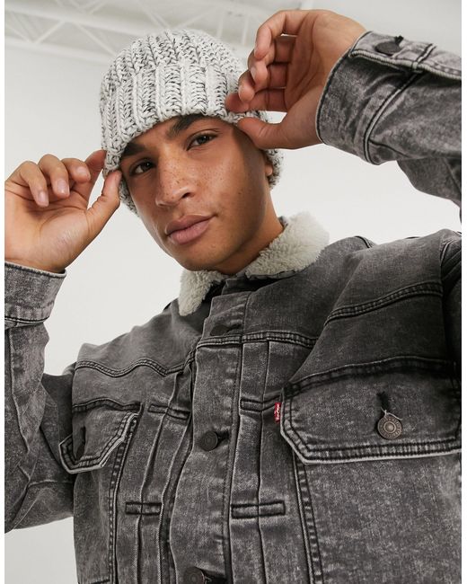 Sherpa Collar Denim Trucker Jacket 