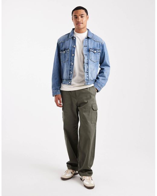 Levi's – t3 – truckerjacke aus denim in Blue für Herren
