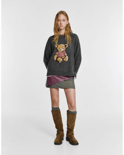 Pull&Bear Gray – pullover