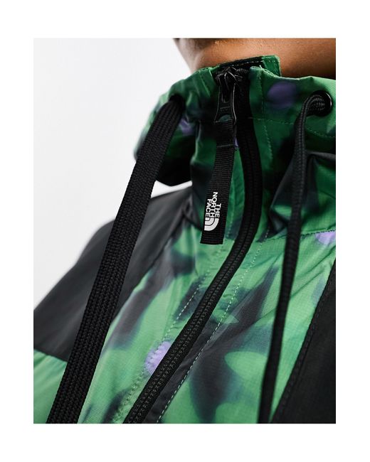 The North Face Green Sheru Hooded Shell Jacket
