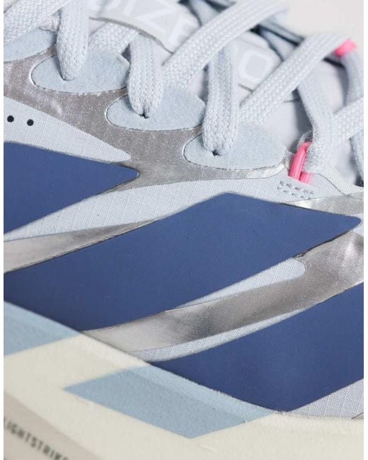 Adidas Originals Blue Adidas Running Adizero Evo Sl Exo Trainers