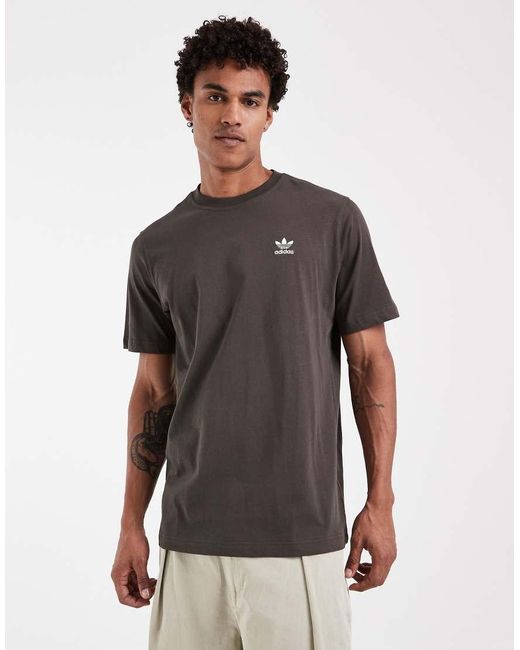 Adidas Originals Gray Essentials Relaxed Fit T-shirt