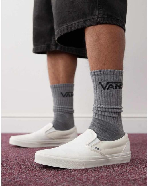Vans Black Classic Slip-On Sneakers