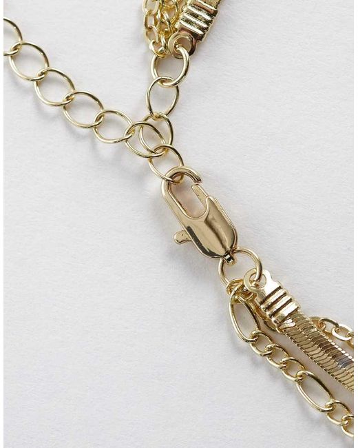 Pieces White Stack Necklace
