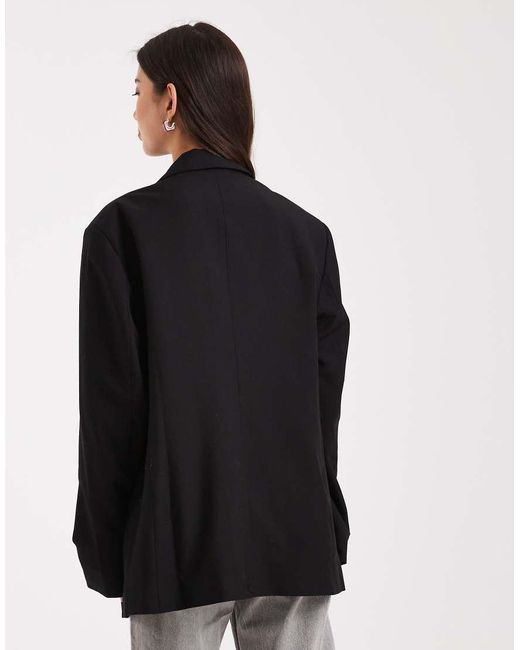 ASOS Black Tailored Oversized Blazer