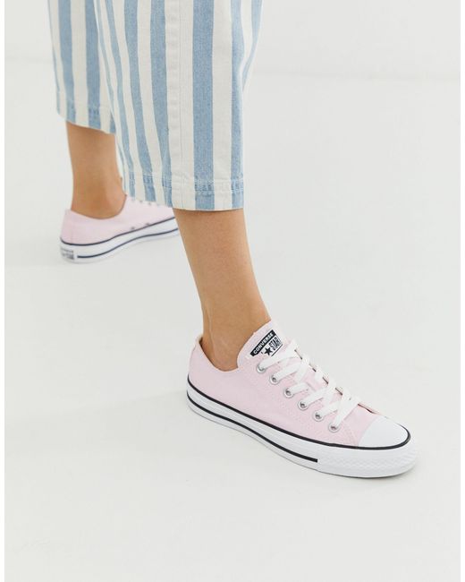 Converse Pink Chuck Taylor All Star Lift Ox Trainers
