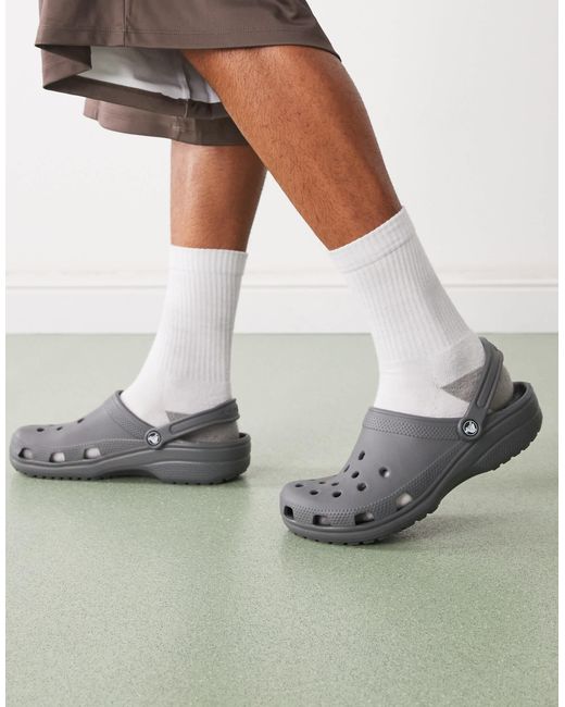 CROCSTM Gray – klassische unisex-clogs
