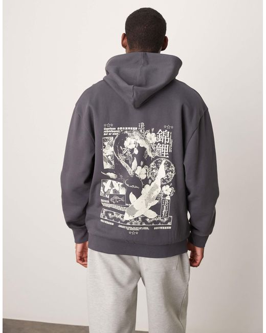 ASOS – kapuzenpullover in Gray für Herren