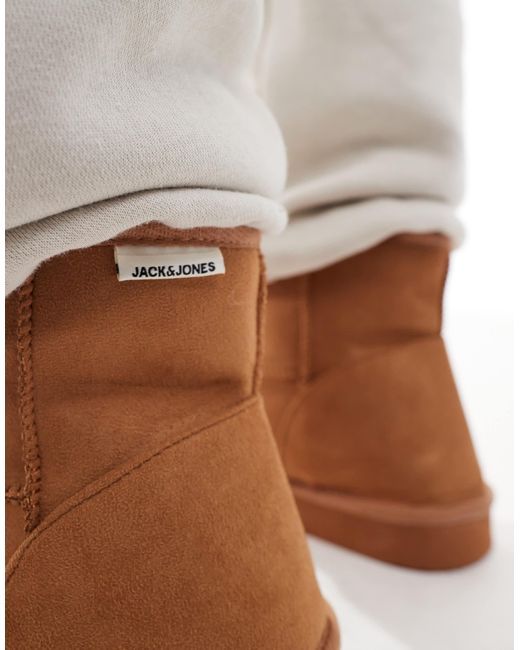 Jack & Jones Brown Faux Suede Boot for men