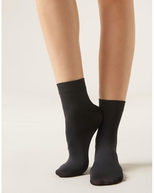 Calzedonia Black 50 Denier Soft Touch Socks