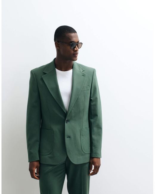 ASOS Green Flexmaxtm Slim Suit Jacket for men