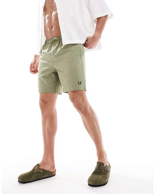 Fred Perry Zwemshort in het Green voor heren