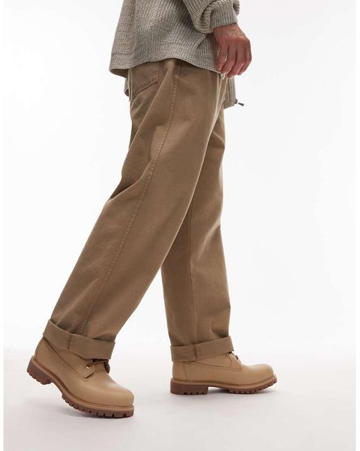 Timberland Natural Mid Lace-up Waterproof Chukka Boot for men
