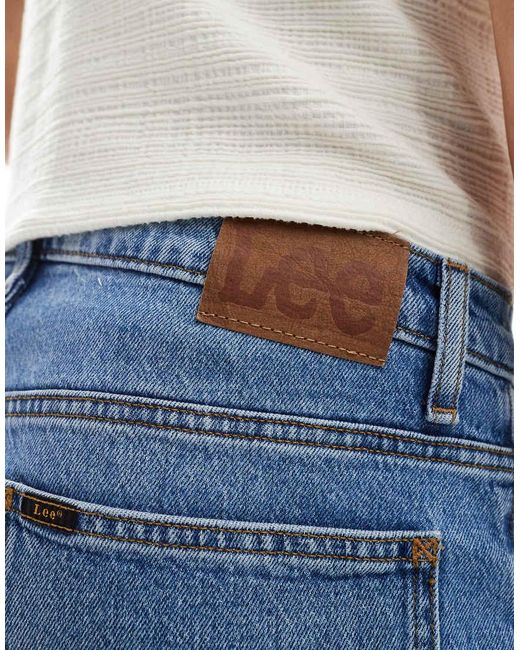 Lee Jeans Blue Oscar Relaxed Tapered Fit Jeans for men