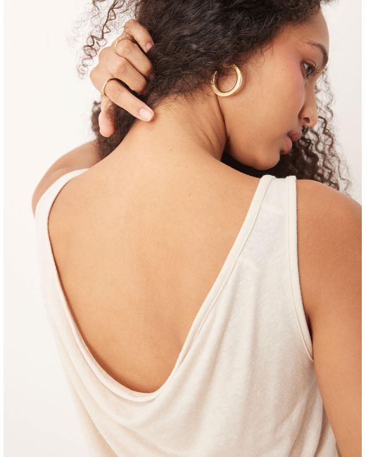 Aware Natural Drape Back Jersey Top
