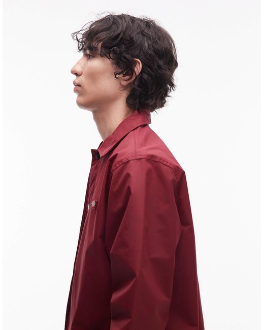 Dickies – oakport – trainerjacke in Red für Herren