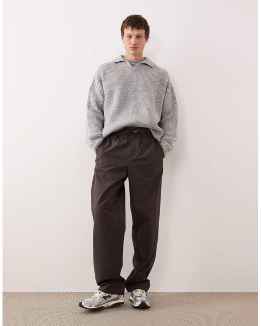 ASOS Natural baggy Trousers for men