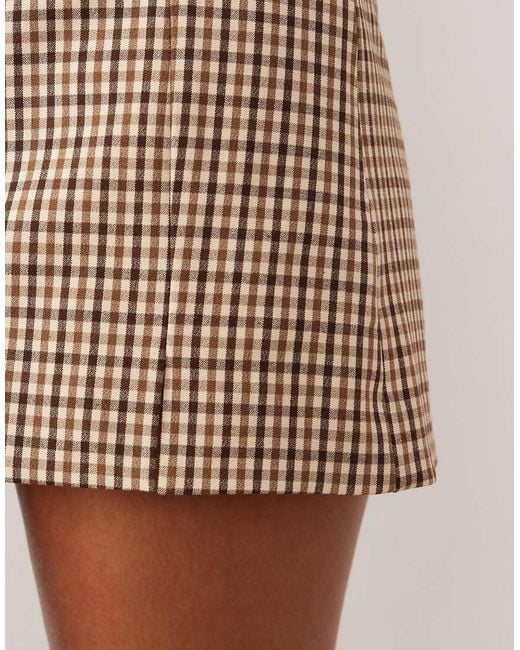 Minifalda Pantalón Muy Corta A De ASOS de color Multicolor