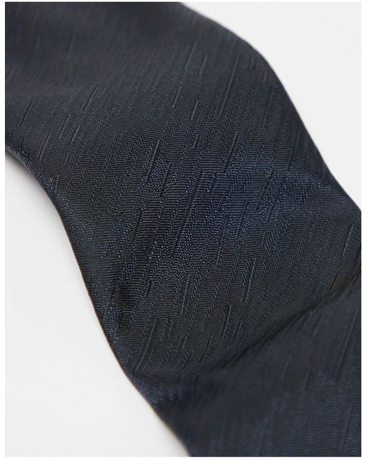 French Connection Blue Plain-woven Tie for men