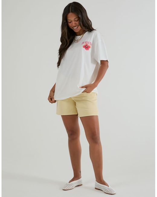 Skinnydip London White Hawaii Poster T-Shirt